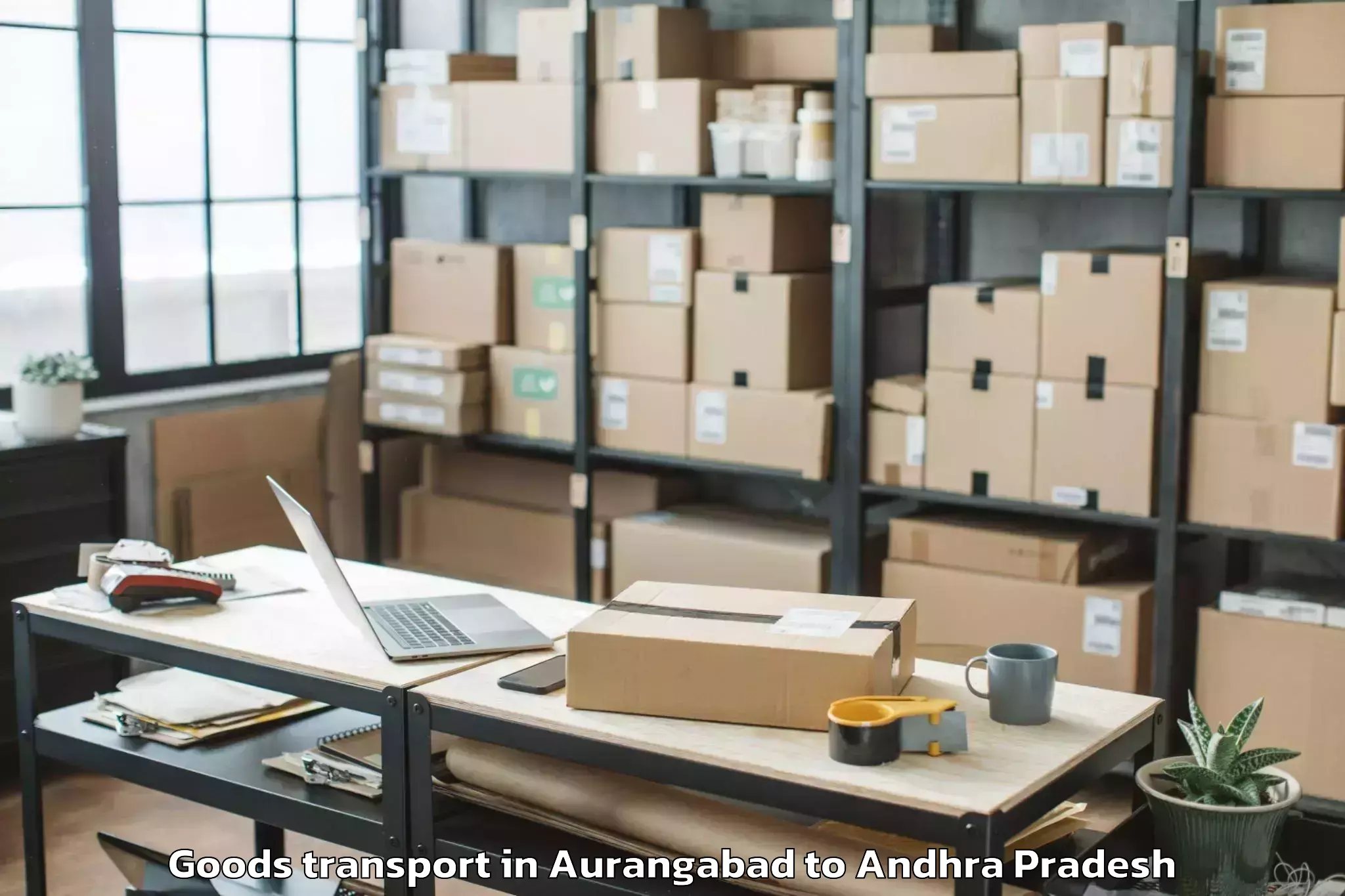 Easy Aurangabad to Denduluru Goods Transport Booking